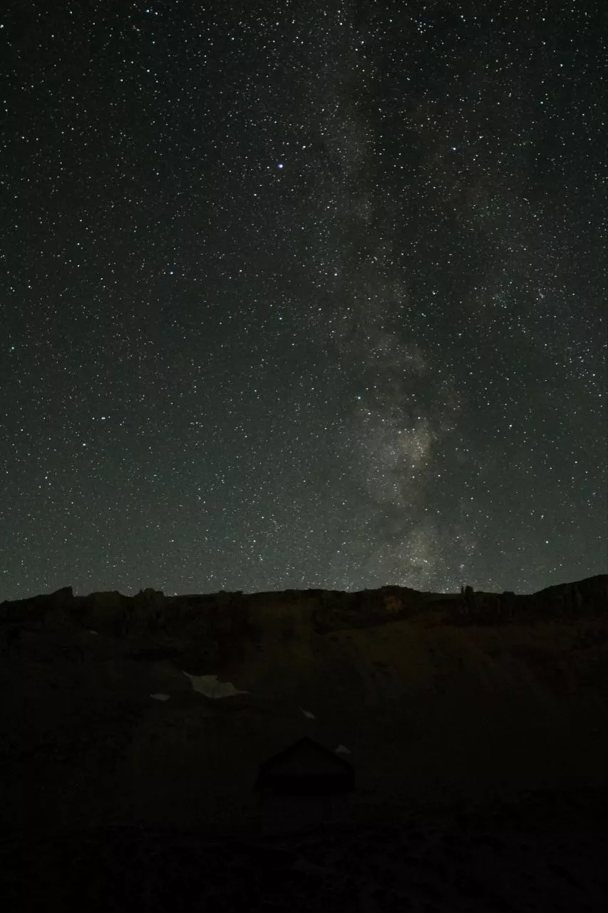 Cielo stellato escursione visita guidata notturna majella gole abbazia